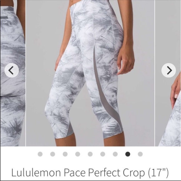 Lululemon Pace Perfect  17”  size 6 Luxtreme brushed grey & excellent condition - Picture 2 of 16